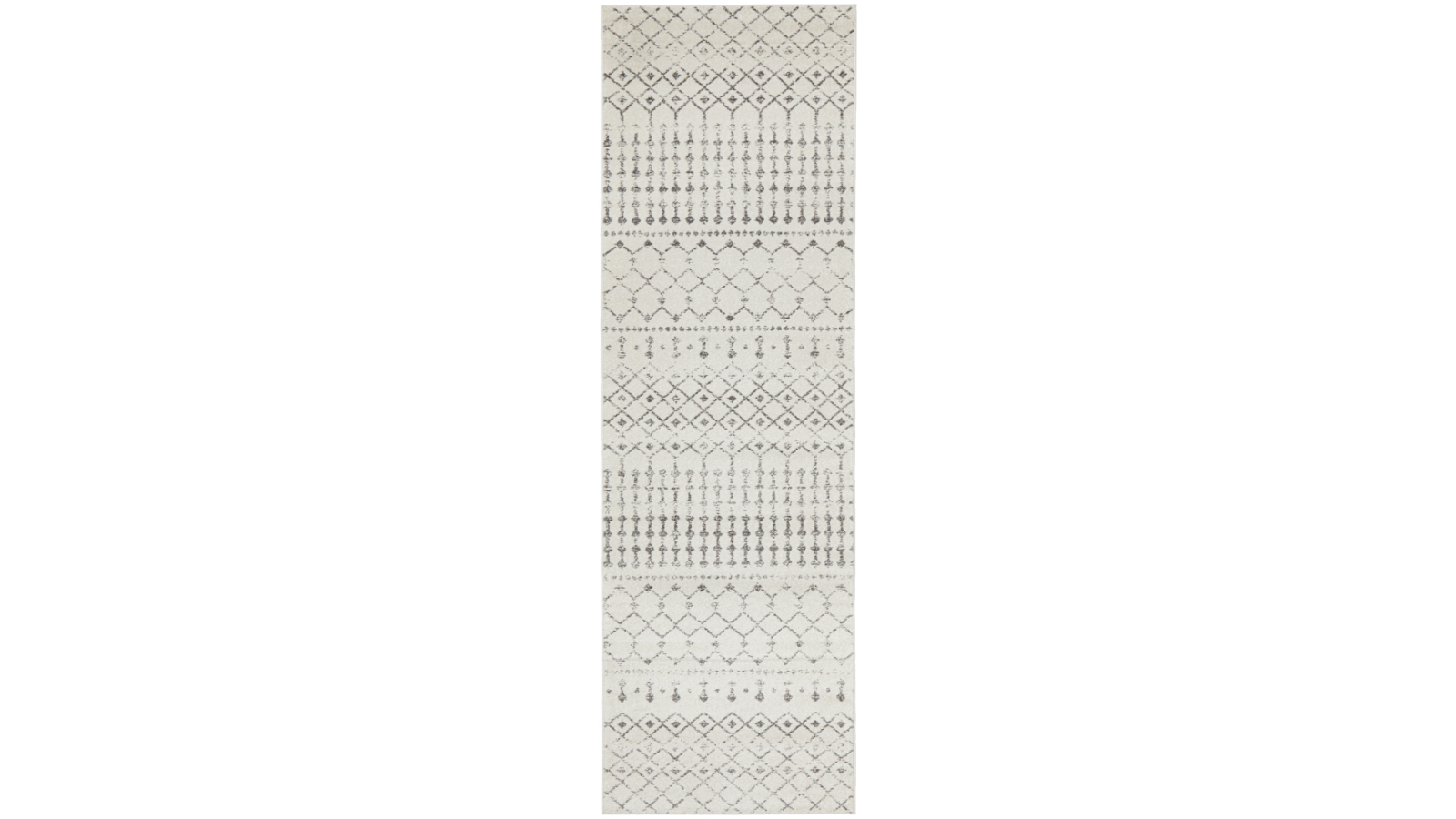 The Weave Studio Chromara Elsa Silver Runner Rug - 400 x 80cm