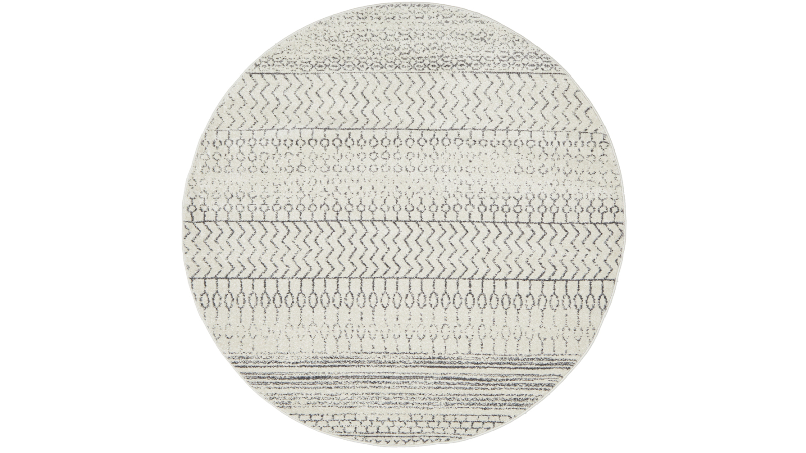 The Weave Studio Chromara Harper Silver Round Rug