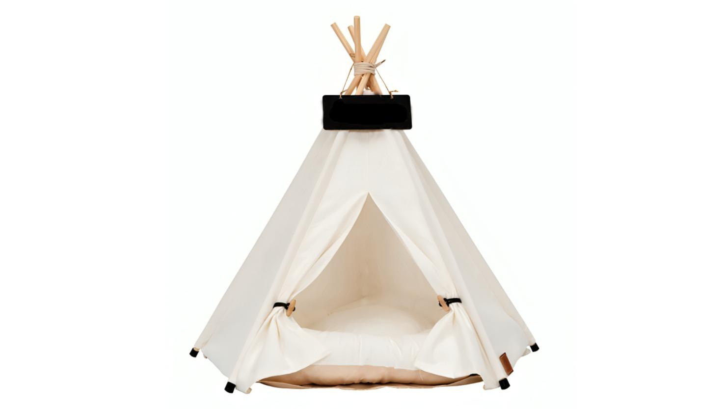 Housepets HOPD Crochet Pet Teepee with Cushion - Large