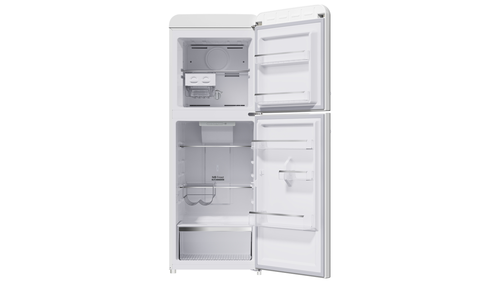 CHiQ 202L Retro Style Top Mount Fridge White Harvey Norman