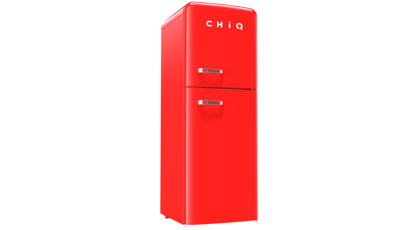 CHiQ 202L Retro Style Top Mount Fridge Red Harvey Norman