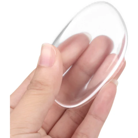 TODO Silicone Crystal Sponge 4 Piece Cosmetic Clear Gel Puff Makeup Cream