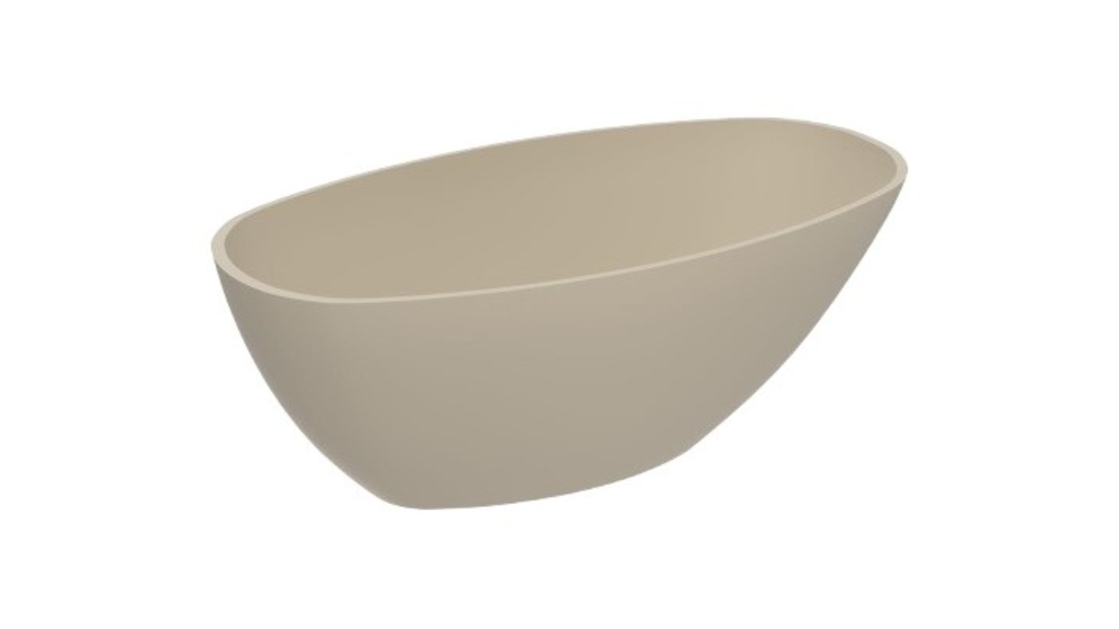 Parisi Ravello 1500 Stonetec Freestanding Bath - Argilla