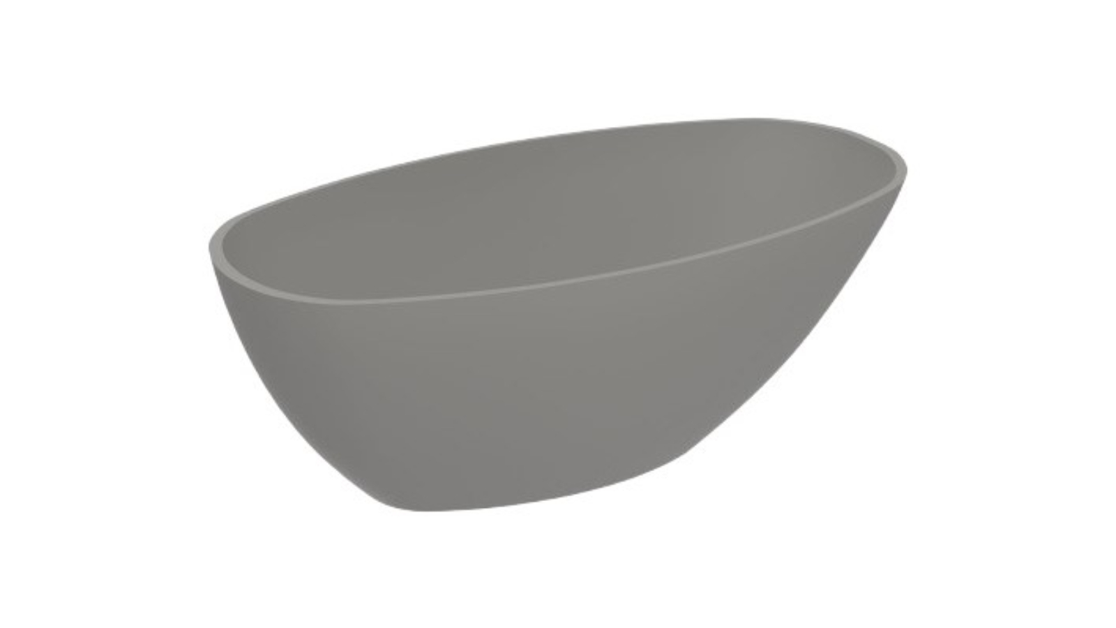 Parisi Ravello 1500 Stonetec Freestanding Bath - Cenere
