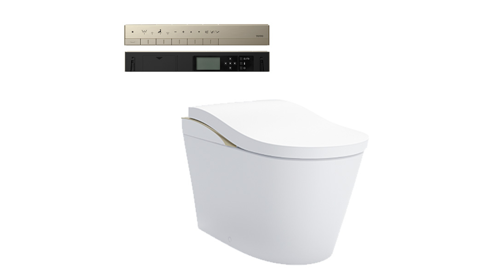 Toto Neorest LS Luxurious Smart Toilet Suite - Brushed Nickel