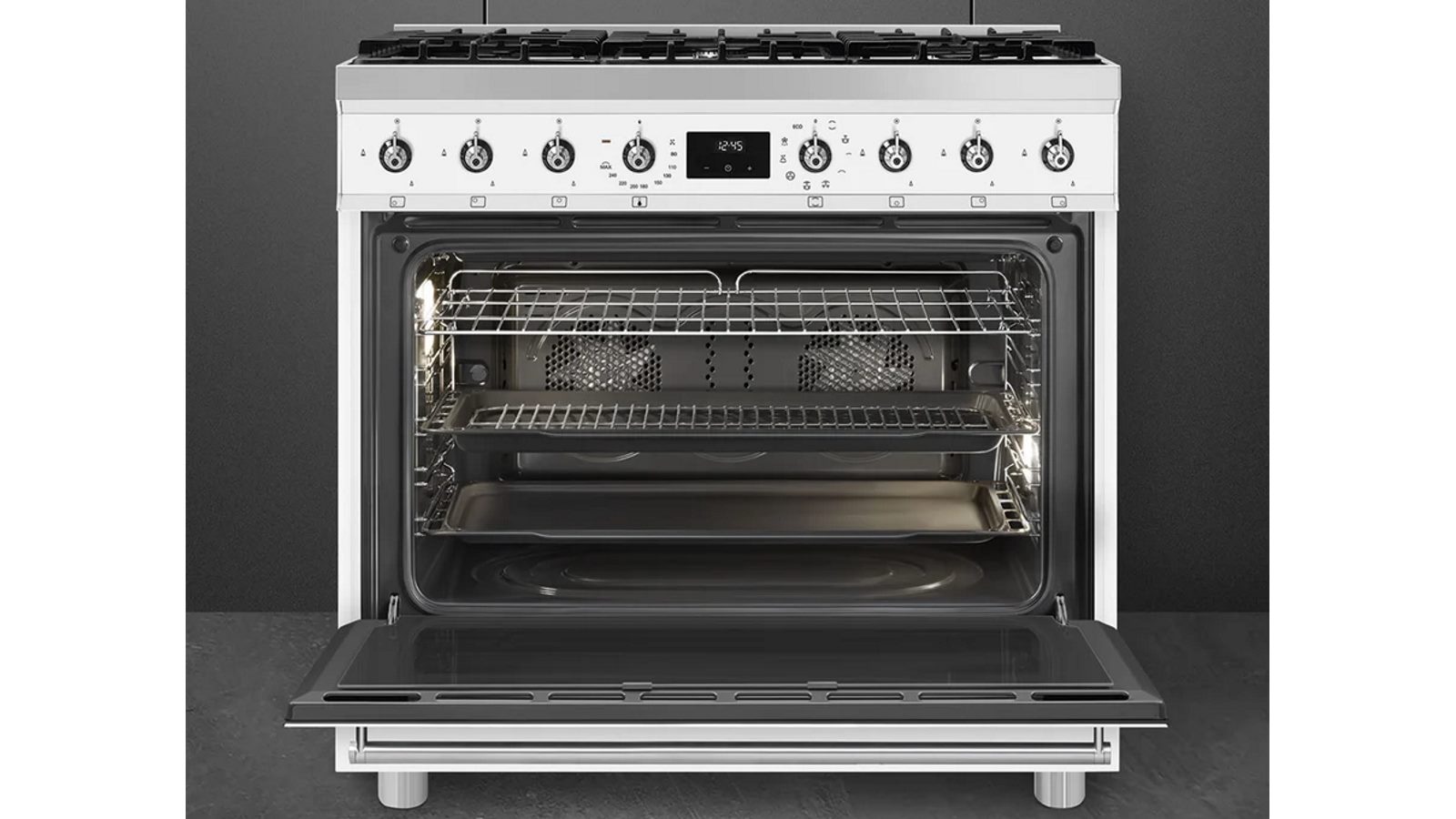 Smeg 900mm Classic Freestanding Cooker with Gas Cooktop White