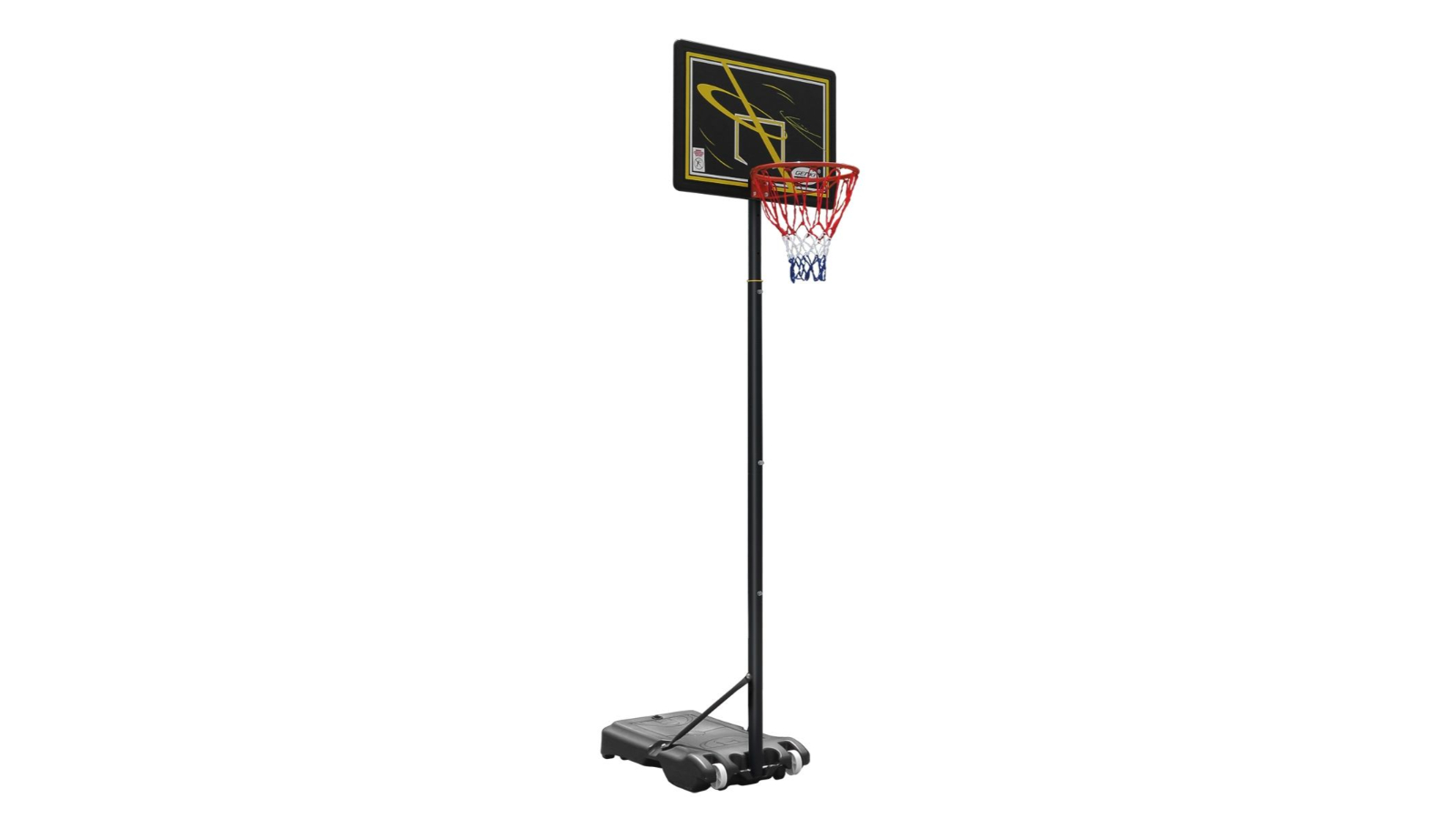 Genki Kids Adult Portable Basketball System Hoop Stand - 1.55-2.6metre