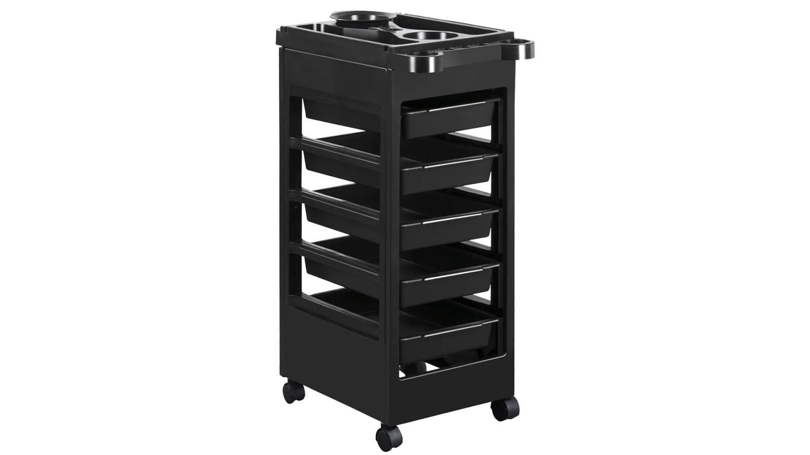 6-Tiers Hairdressing Trolley Storage Cart with 5-Tray and Wheels