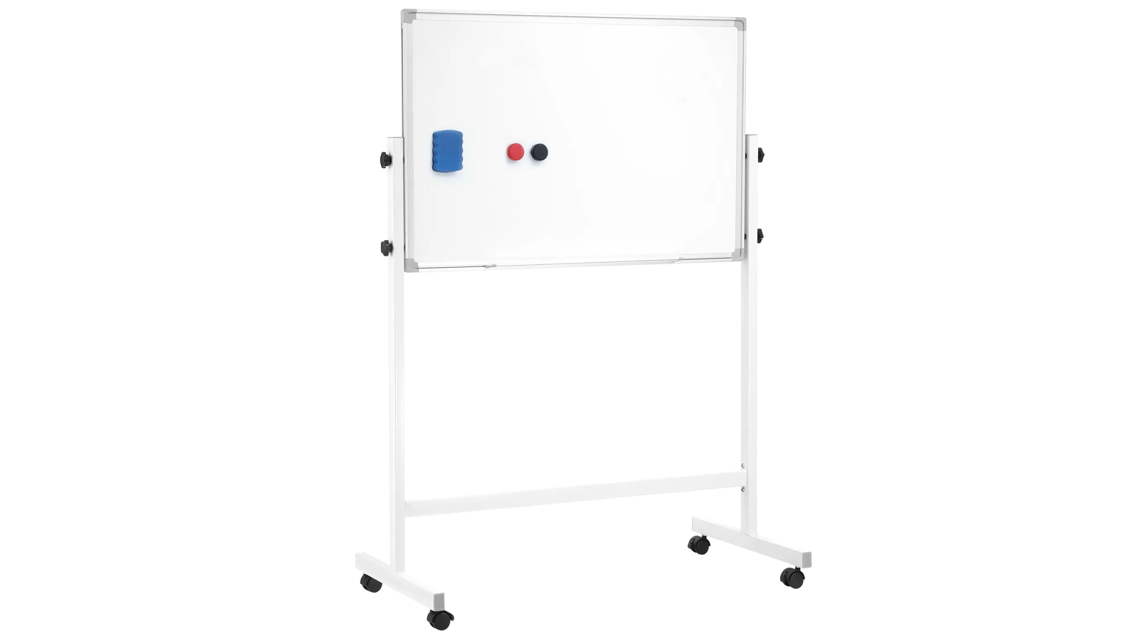 Adjustable Height Double Sided Magnetic Whiteboard - 90cm x 60cm
