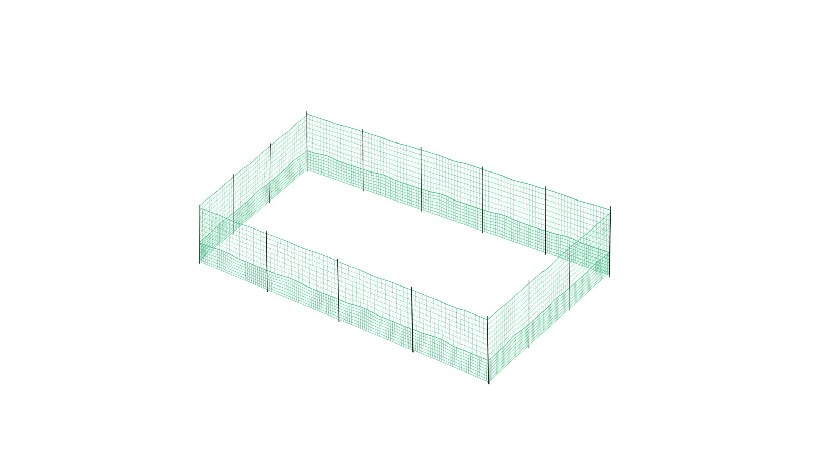 Pet Scene Chicken Coop Mesh Cage Net - 1.15m x 50m