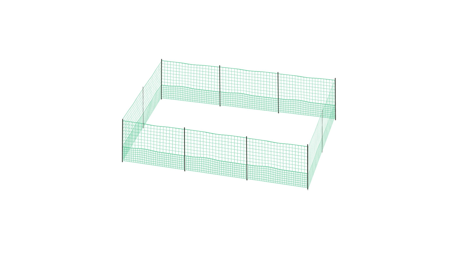 Pet Scene Chicken Coop Mesh Cage Net - 1.15m x 30m