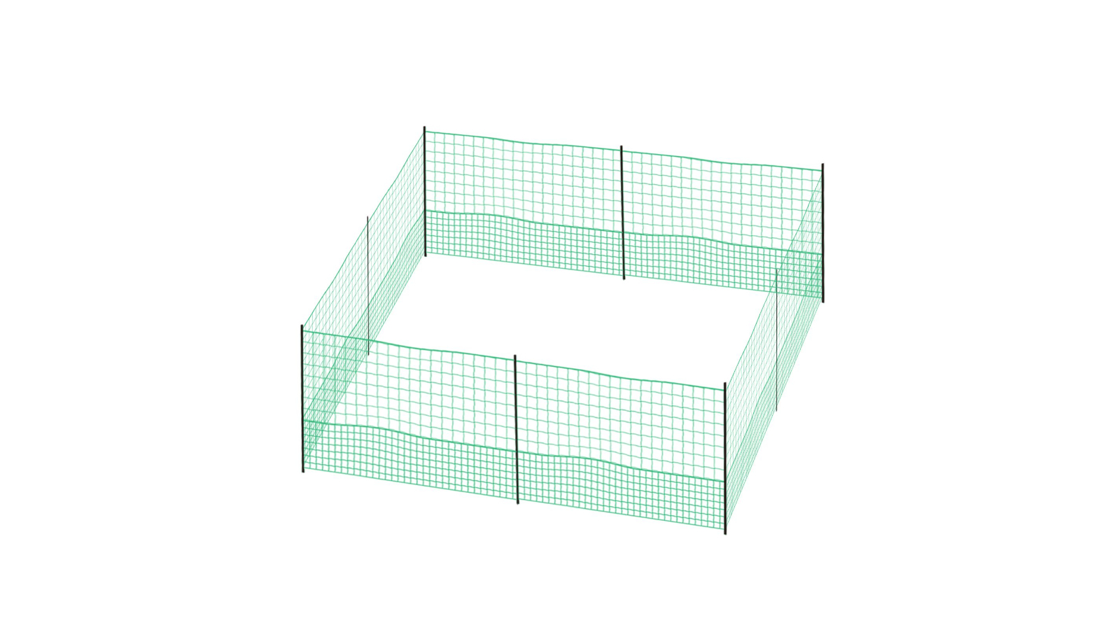 Pet Scene Chicken Coop Mesh Cage Net - 1.15m x 25m