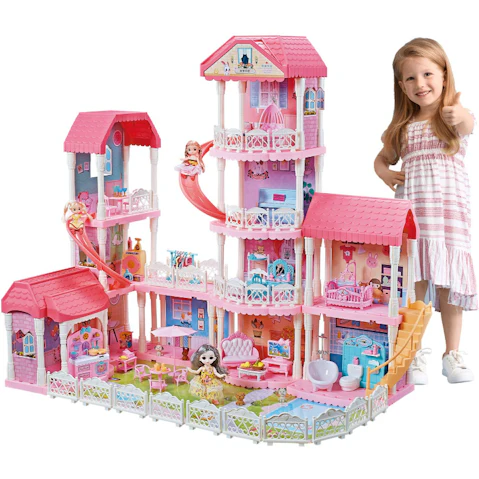 11 Music Room 4 Stories Barbie Doll House Dream Play - 93cm