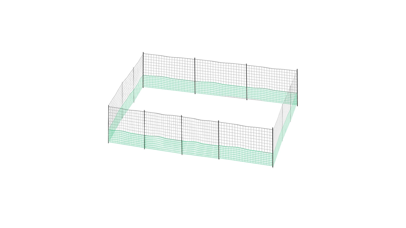 Pet Scene Chicken Coop Cage - 3000 x 125cm