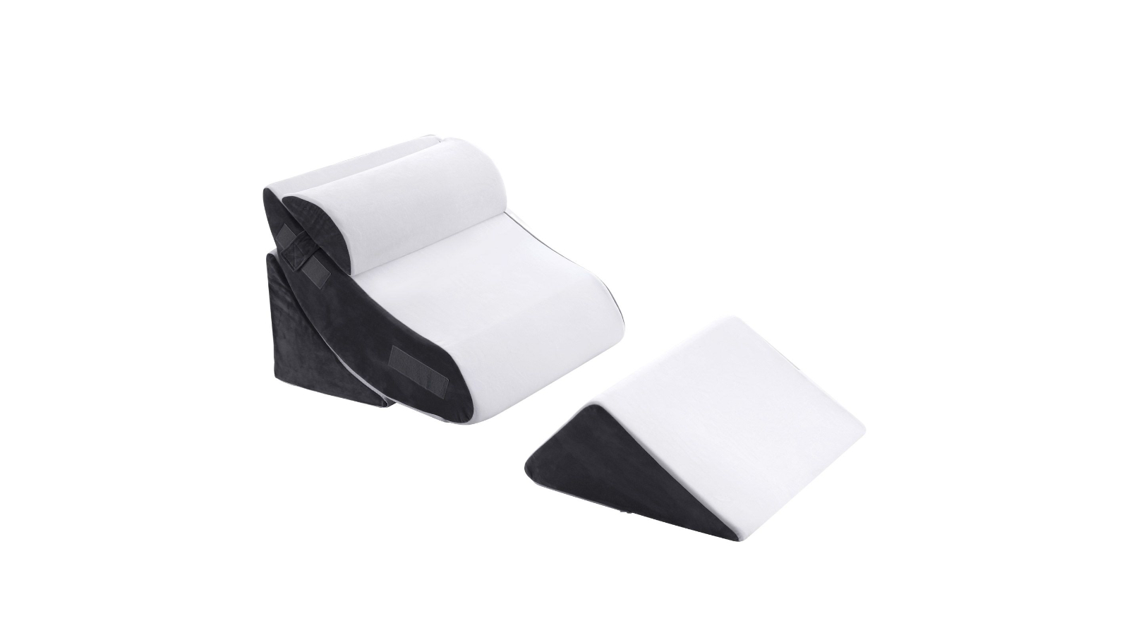  Triangle 4 Piece Wedge Pillow Memory Foam Cushion Set