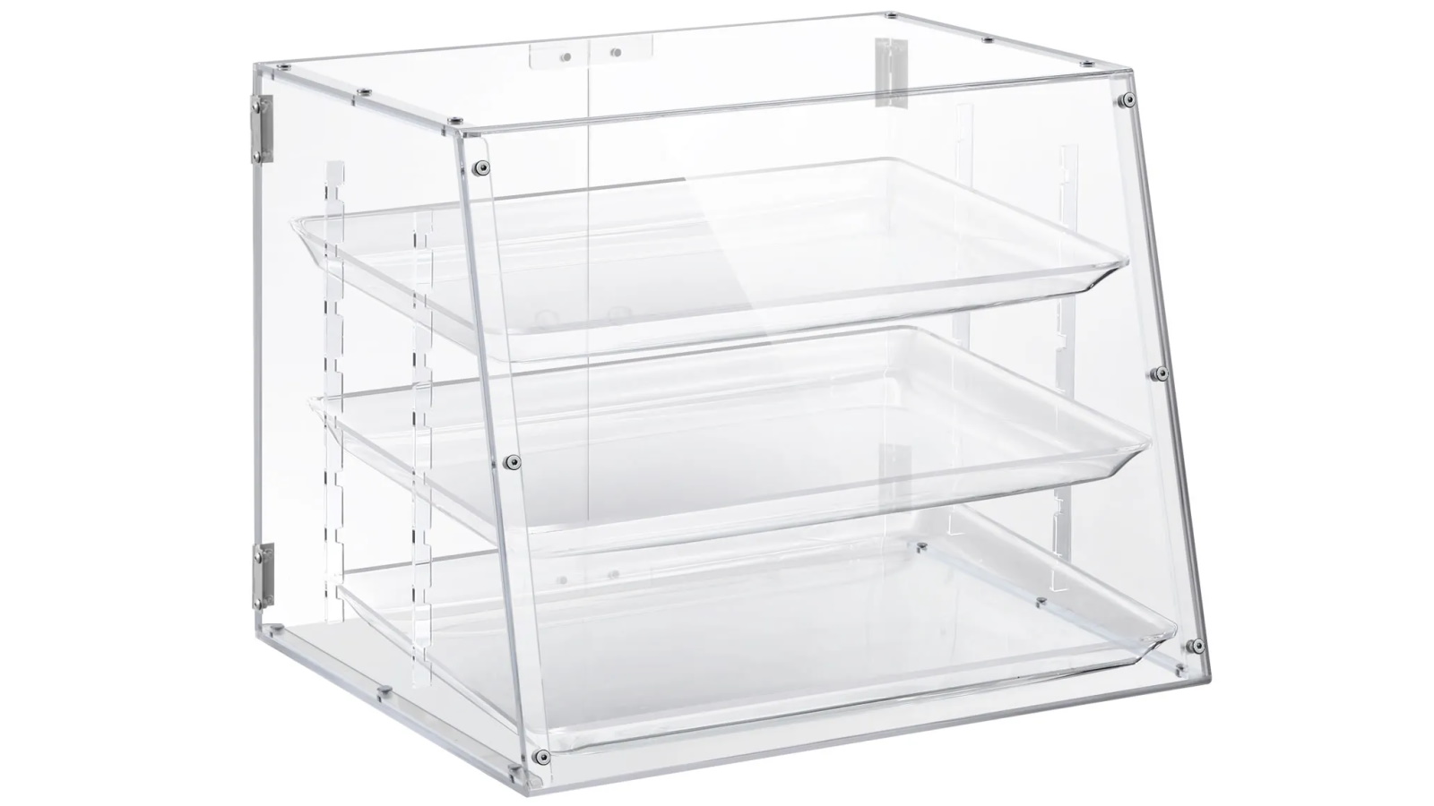 Luxsuite 3-Tier Acrylic Cupcake Cabinet Cake Display Shelf