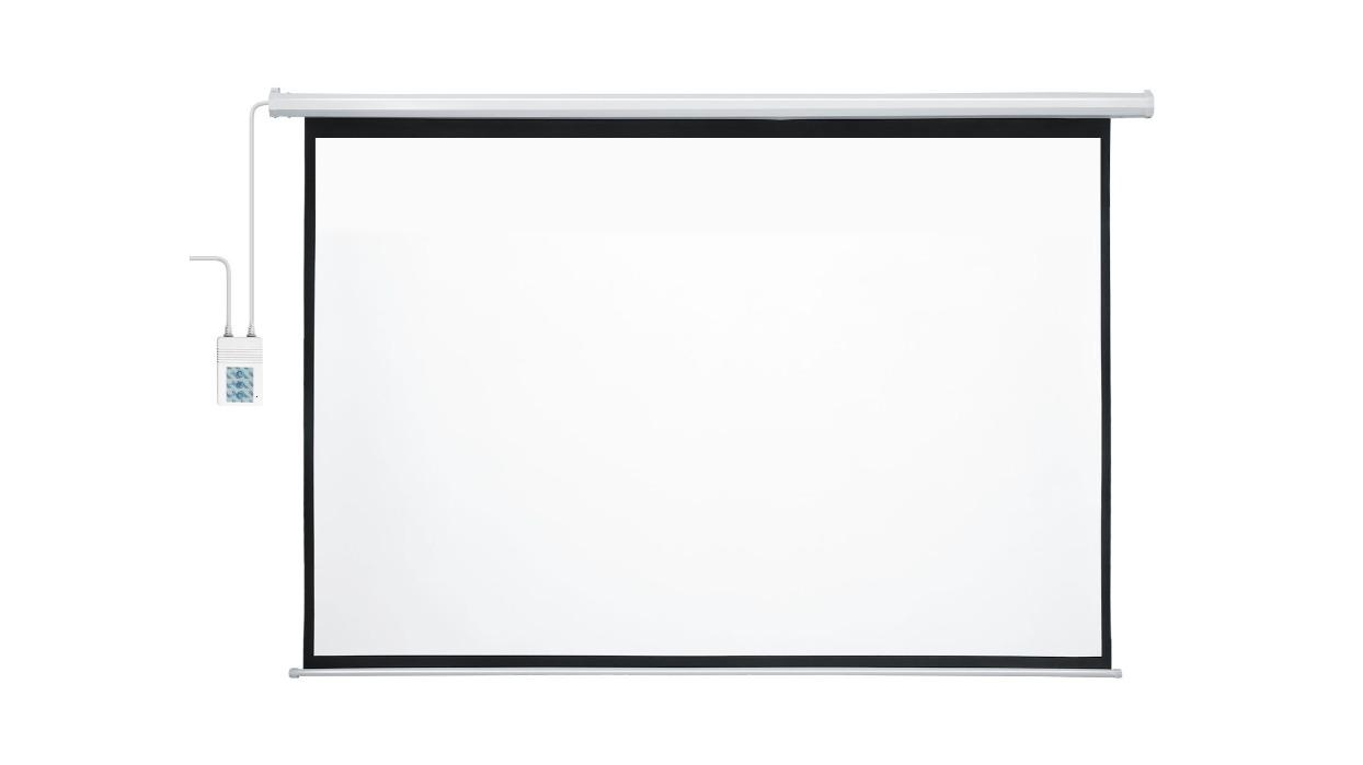 Large Motorised Electric Ceiling Wall Mounted Roll Up Down Screen Projector - 120inch 