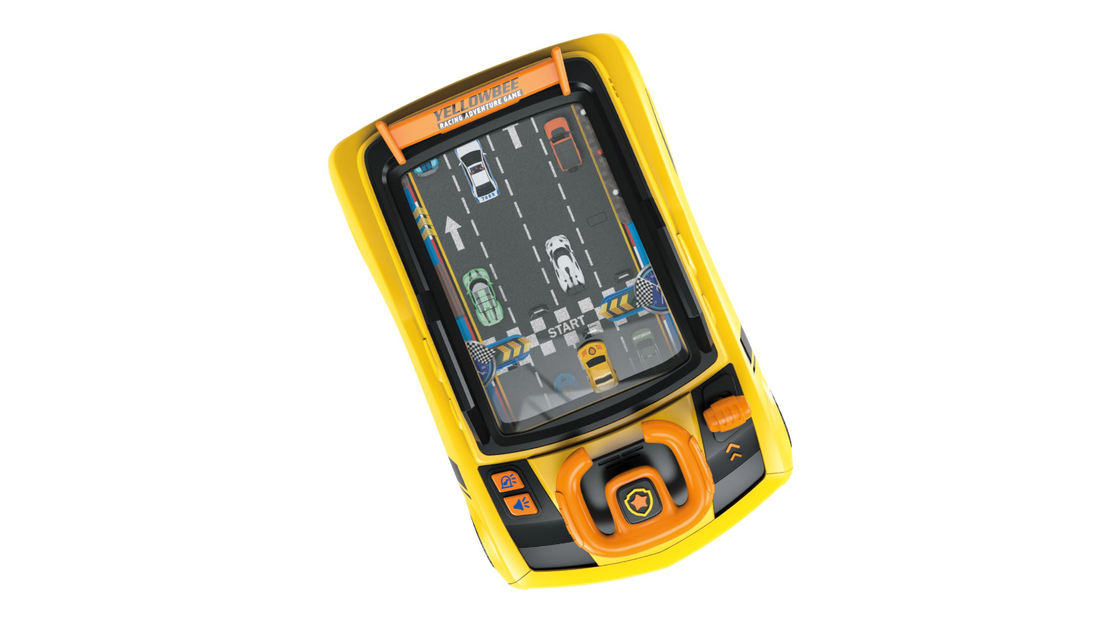 Adventure Play Kids Steering Wheel Racing Game - Yellow