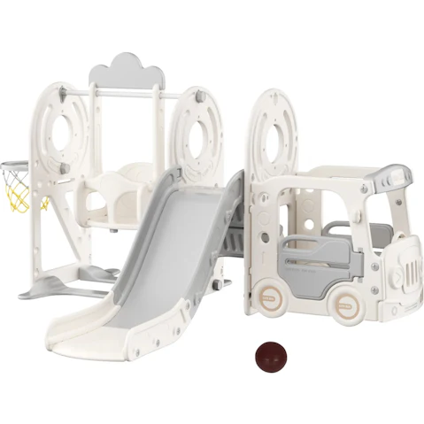 5-in-1 Slide Swing Set