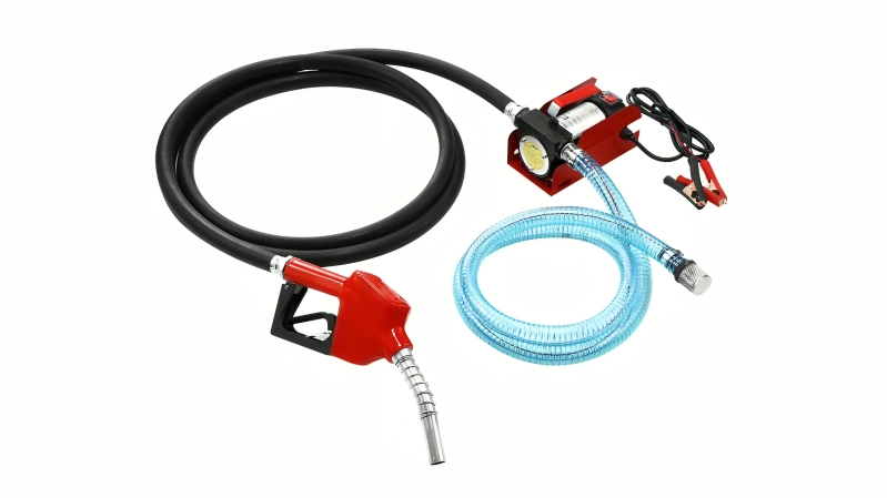 Portable Electric Fuel Transfer Pump Nozzle Hoses