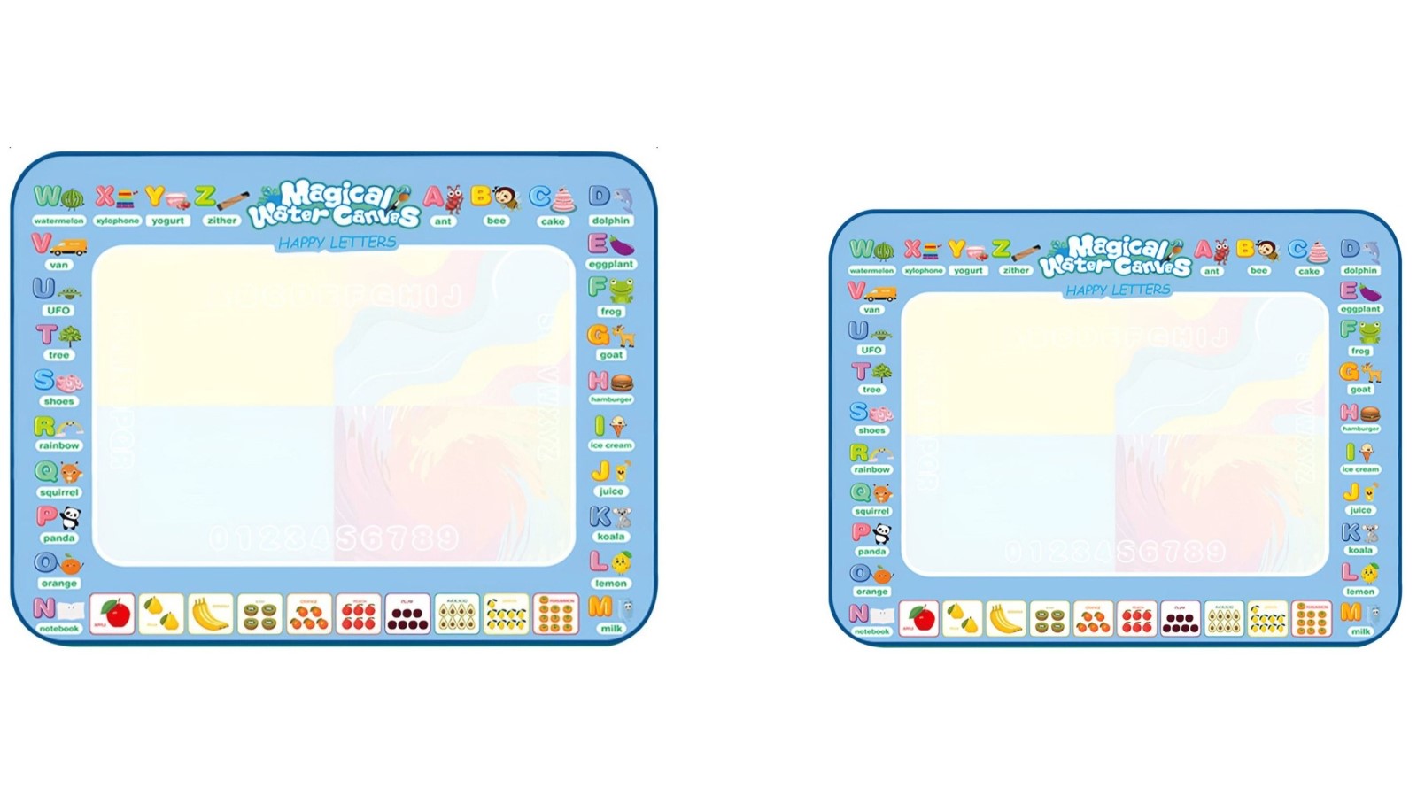 Water Doodle Mat Educational Toy with Pen