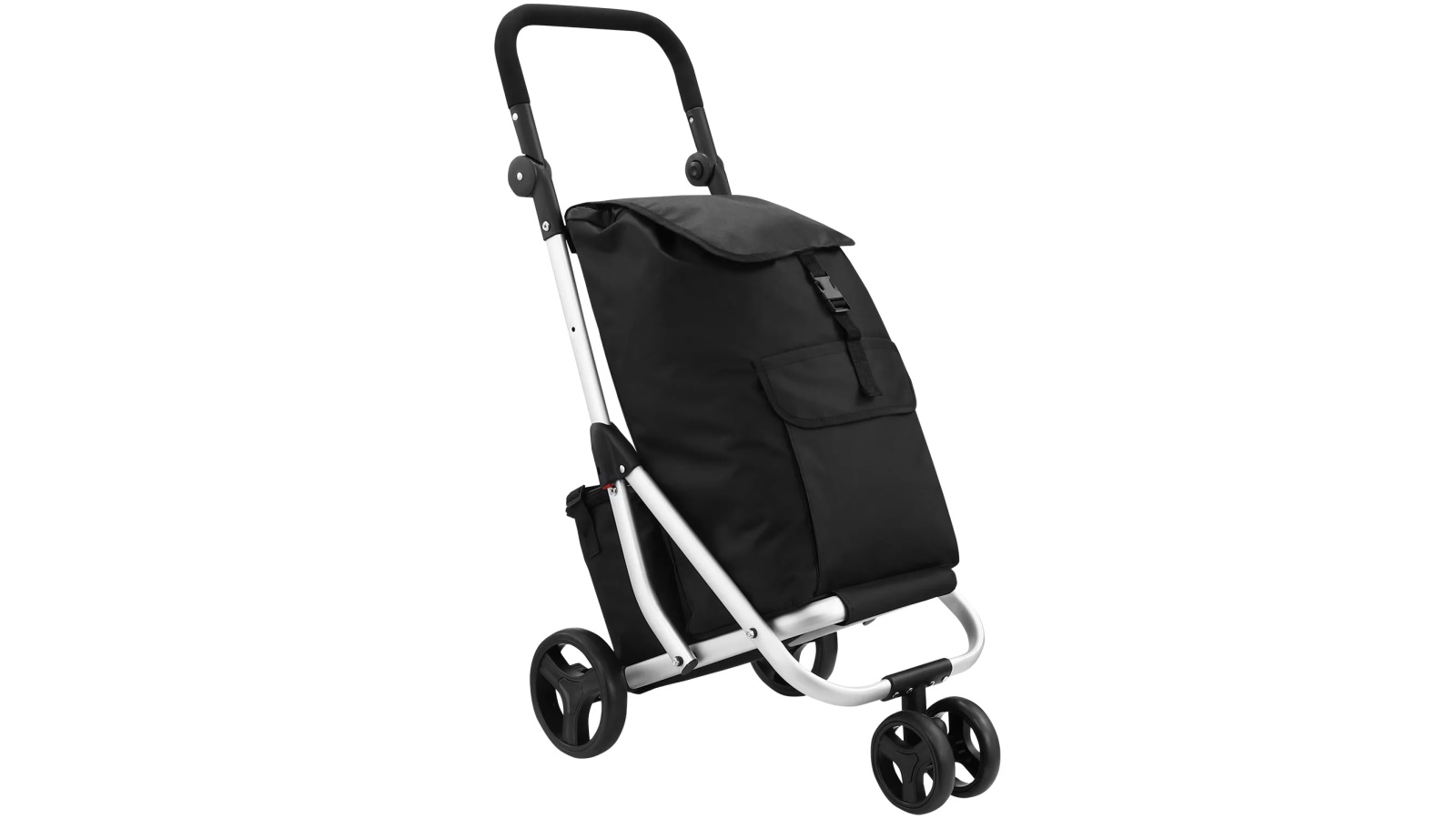 45L Aluminium Waterproof Wheeled Shopping Cart Trolley with Insulation Bag