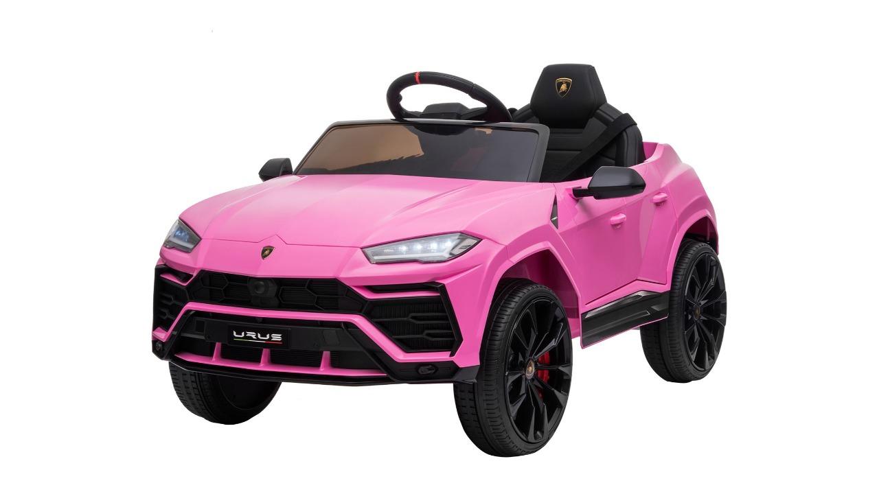 Lamborghini Kids Ride-on Electric RC Car with MP3 Light Bluetooth - Pink