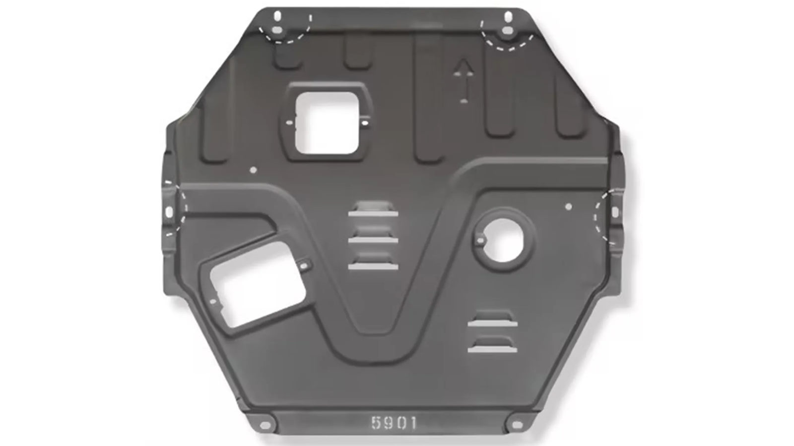 Crazy Sales 1.2mm Steel Silver Bash Plate Front Sump Guard for Mitsubishi Outlander 2013-2023