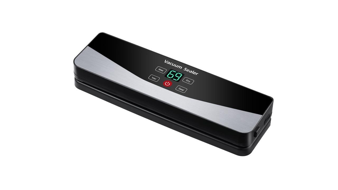 Kitchen Fresh Meat 55kPa Countertop Automatic Cutter Vacuum Sealer