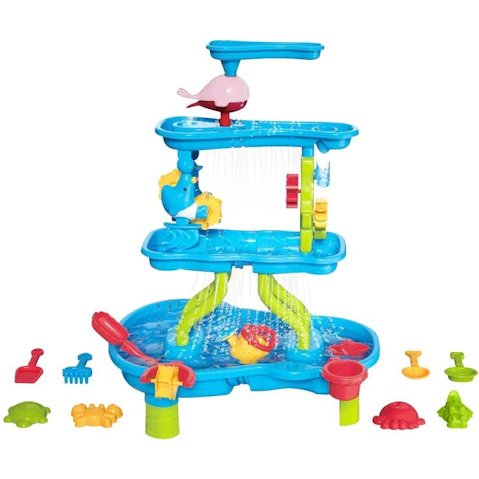 Kids 4-Tier Pretend Playset Sand Water Table