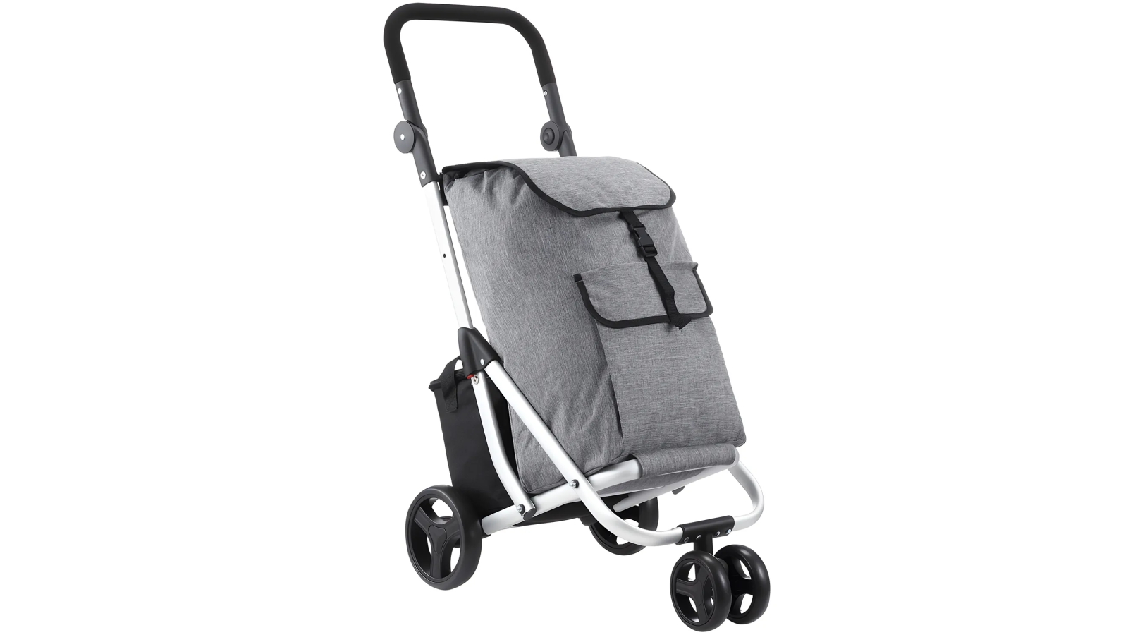 45L Waterproof Foldable Aluminium Shopping Trolley Dolly with Wheels