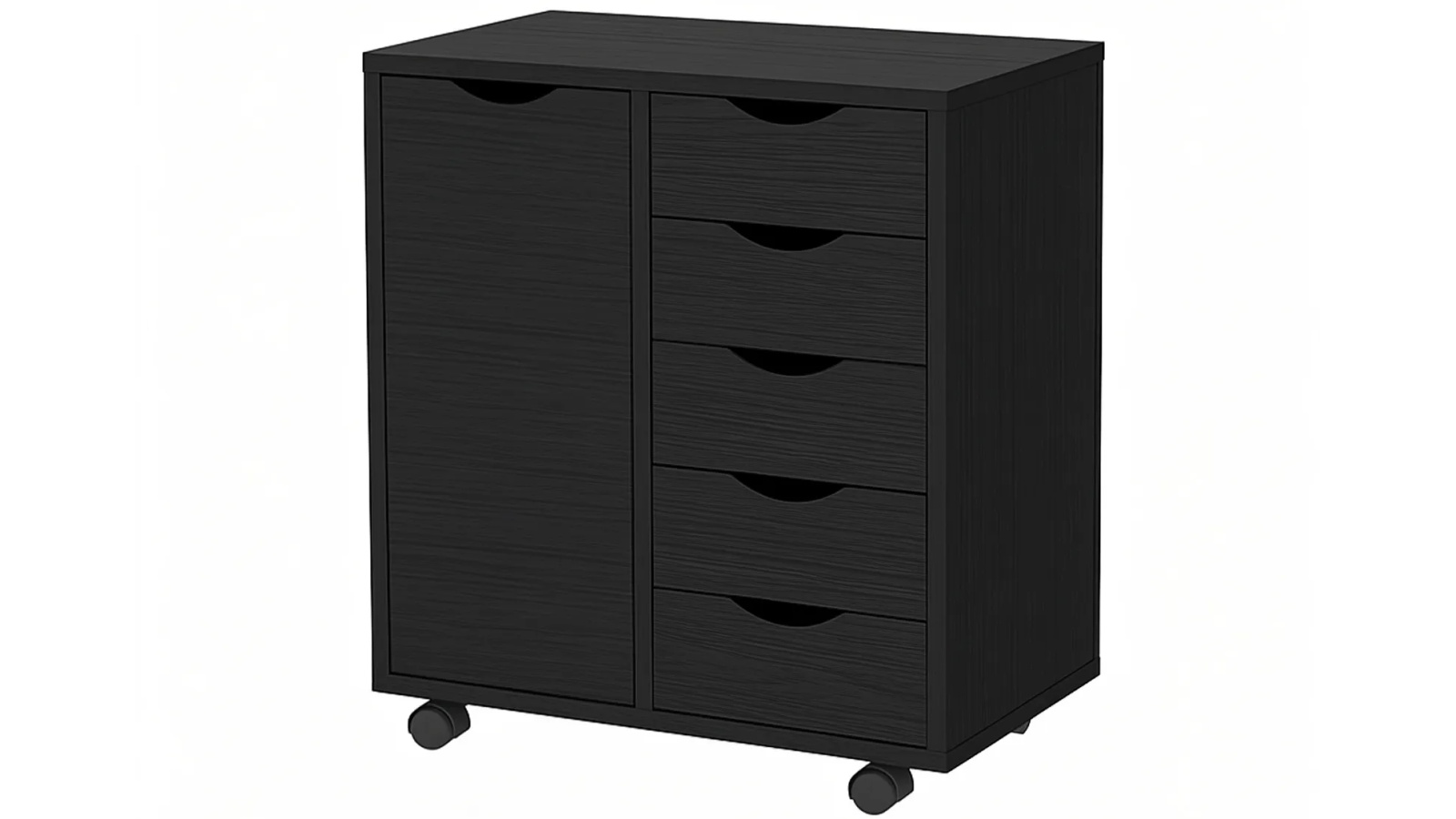 Mobile Document Under-Desk Filing Cabinet with 5 Drawer