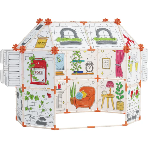 STEM Kids Toy DIY Cardboard Playhouse