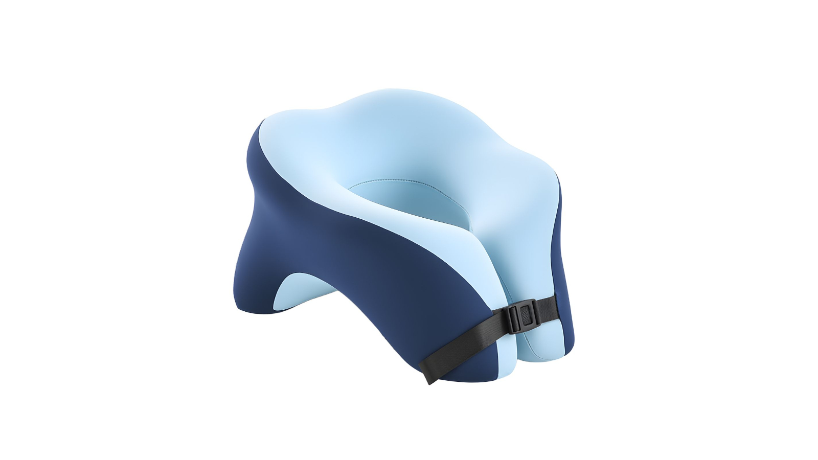 Luxdream 360-Degree U-Shape Memory Foam Neck Pillow - Blue