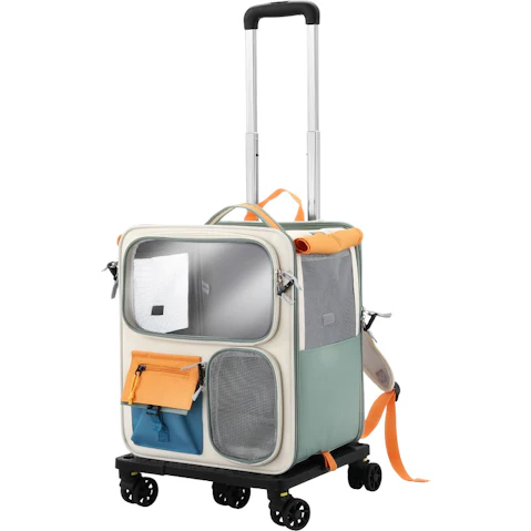 Soft-Sided Pet Backpack Stroller
