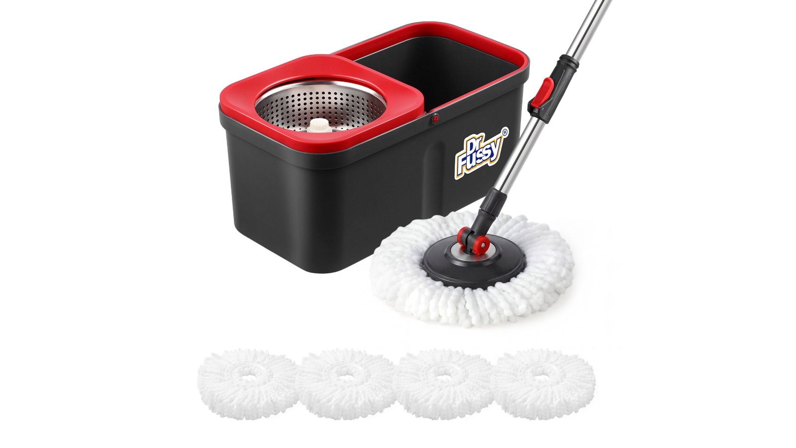 Dr Fussy Spin Mop and Bucket Set