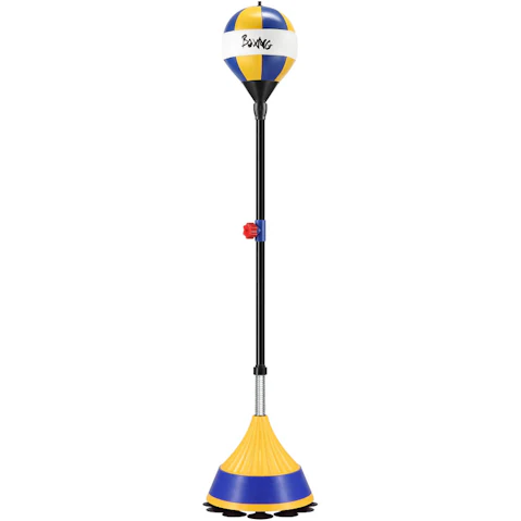 Height Adjustable Punching Bag with Reflex Speed Ball