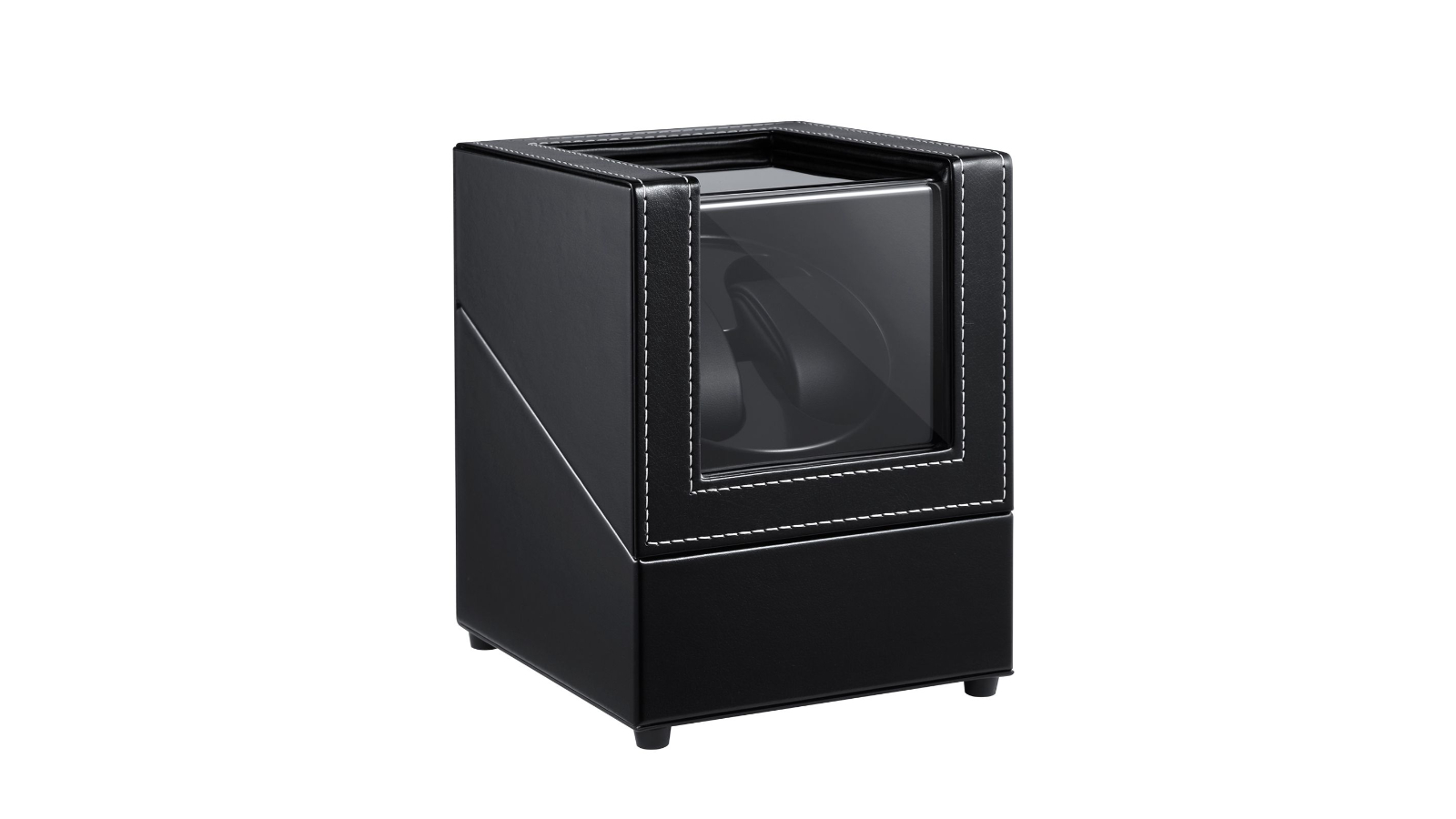 Automatic Rotating Double Watch Winding Box Display Case 
