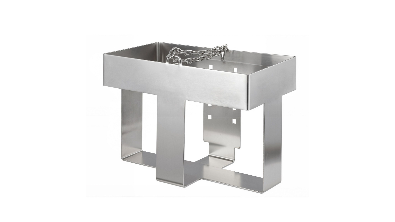 Jerry Gas Lockable Metal Fuel Jug Canister - Silver