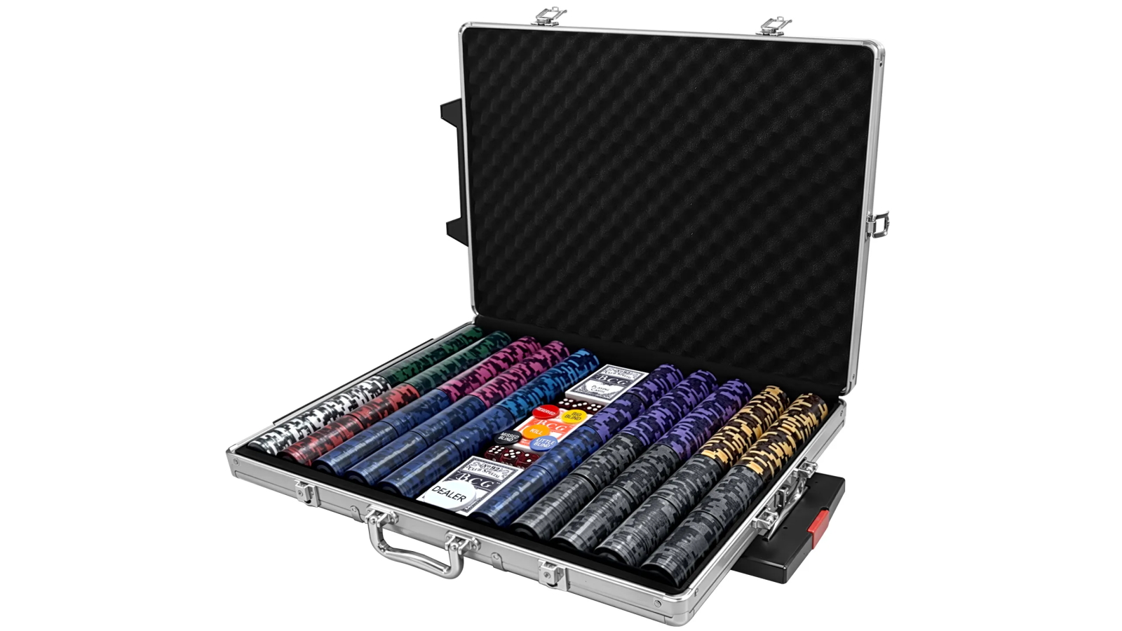 1000-Piece Casino Poker Chips Game Play Set