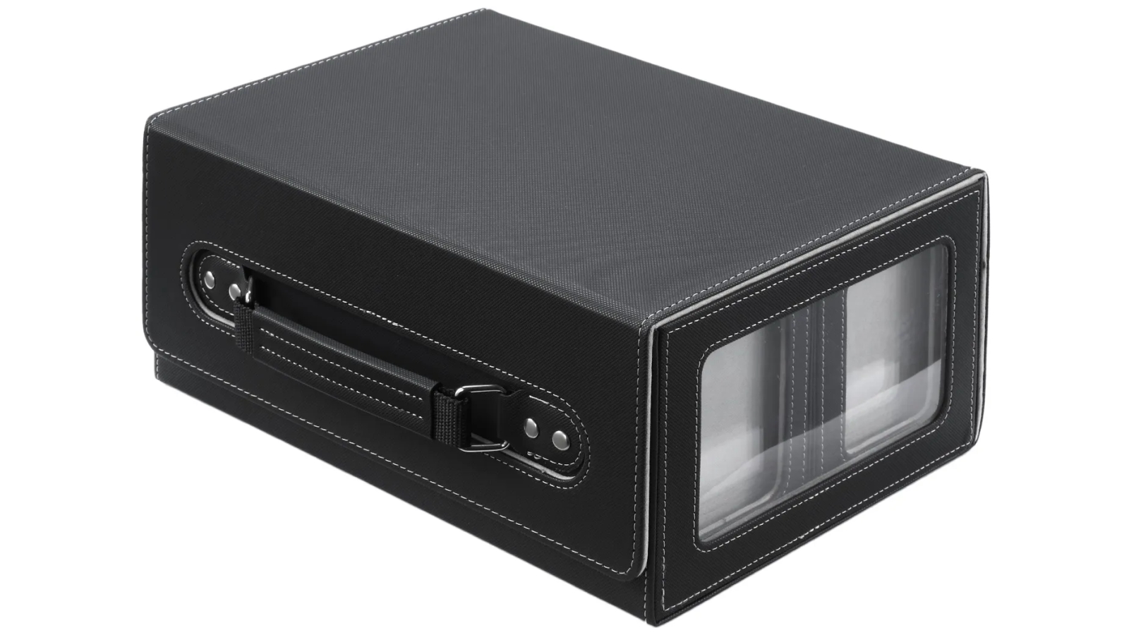 4-Row Trading Card Storage Box with Toploaders