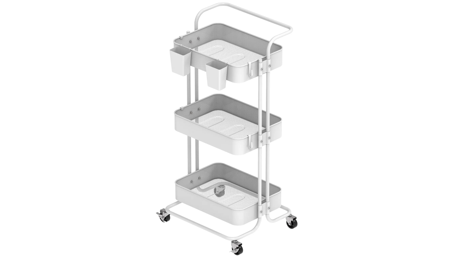 3-Tier Cart Trolley Utility Tools Storage Rack
