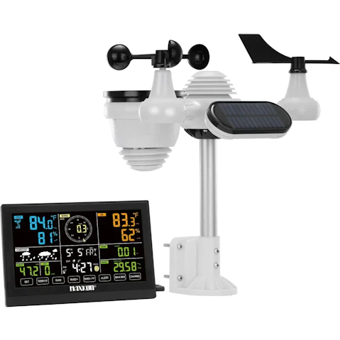7-in-1 Wireless Weather Station with Outdoor Sensor