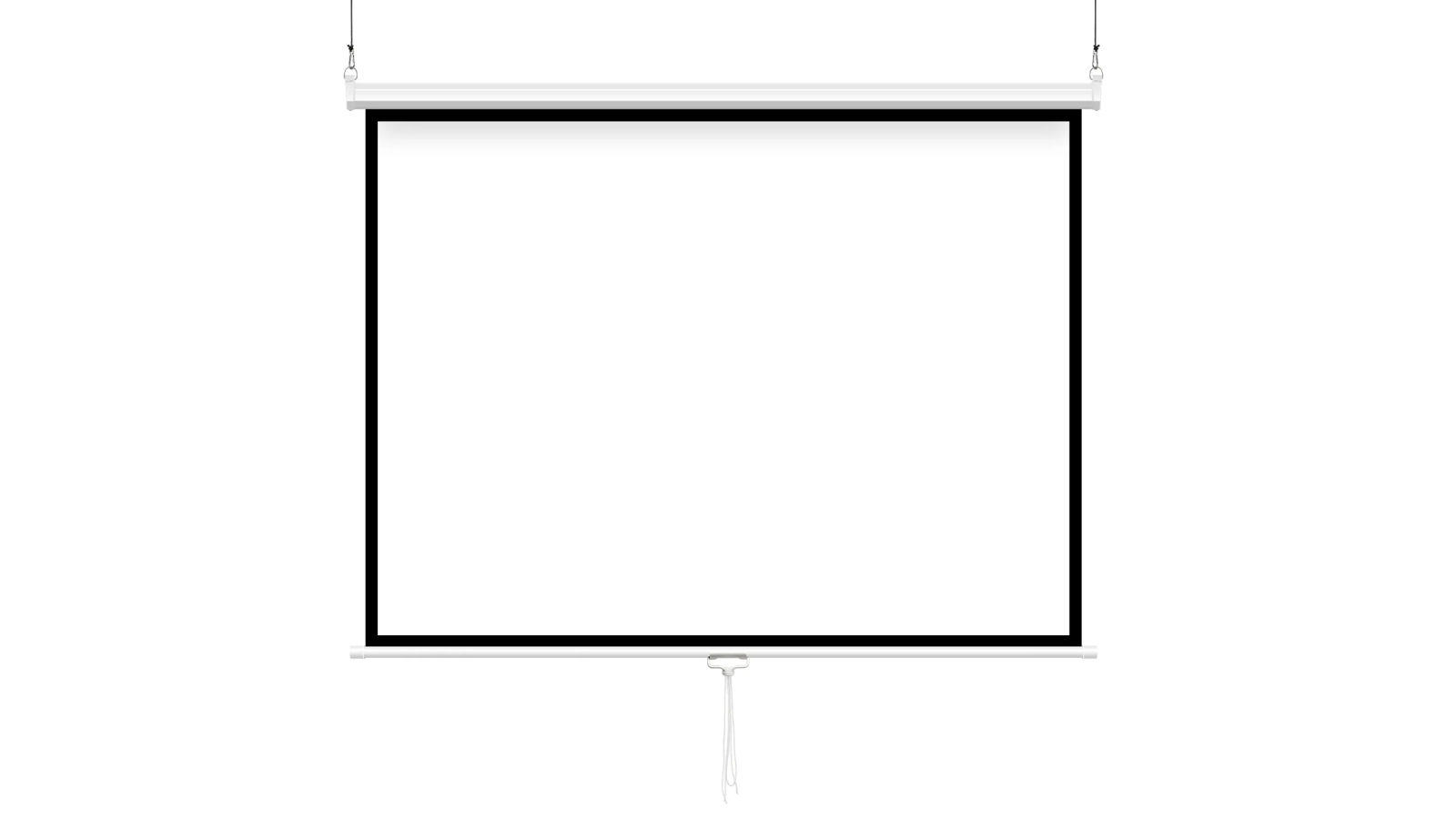 120-inch 4:3 Manual Pull-Down Projector Screen