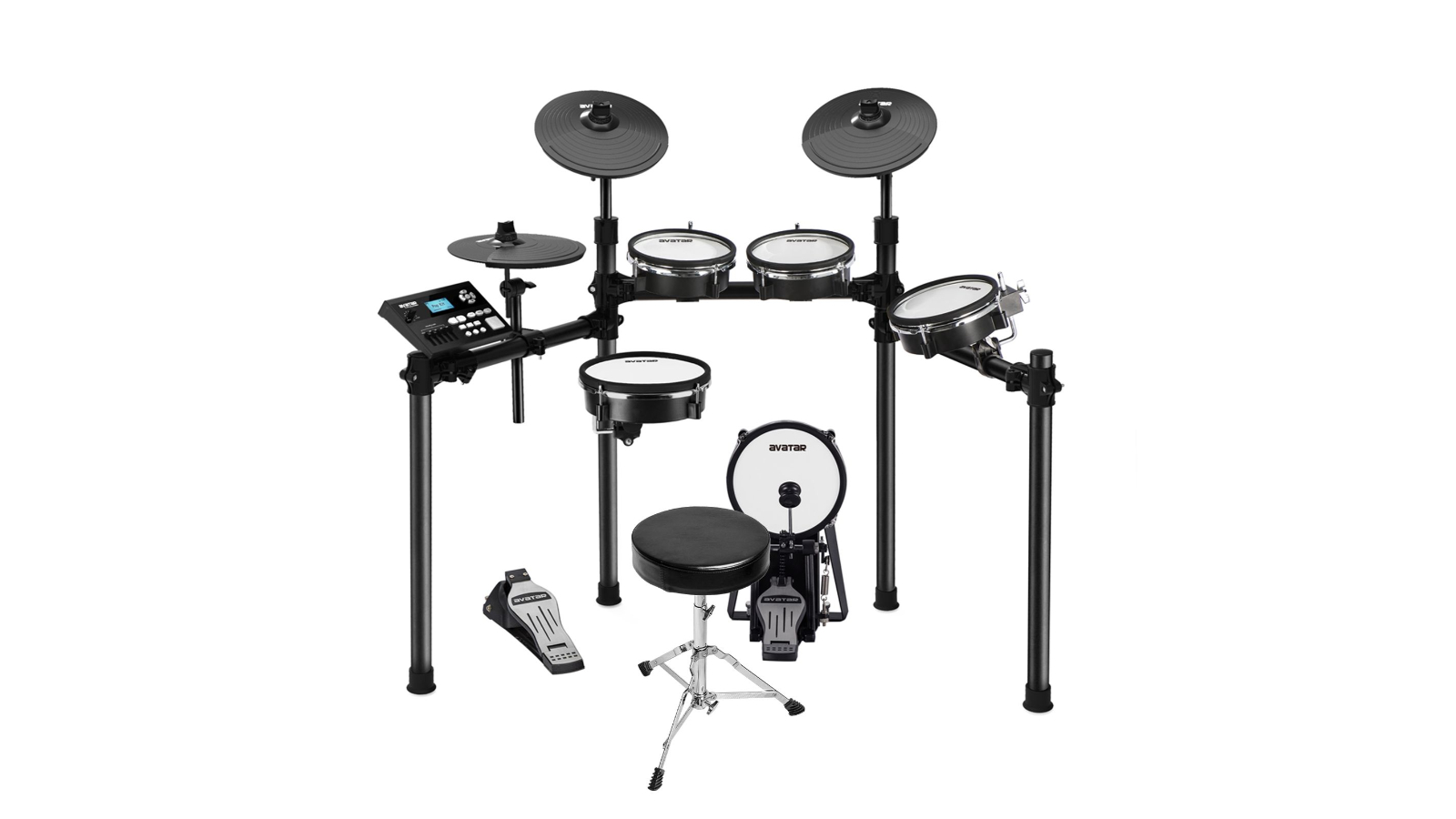 447 Sound Electric Drum Set with 10inch Mesh Pad
