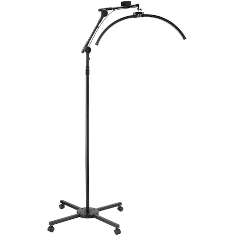 Half Moon Dimmable LED Beauty Light Floor Lamp