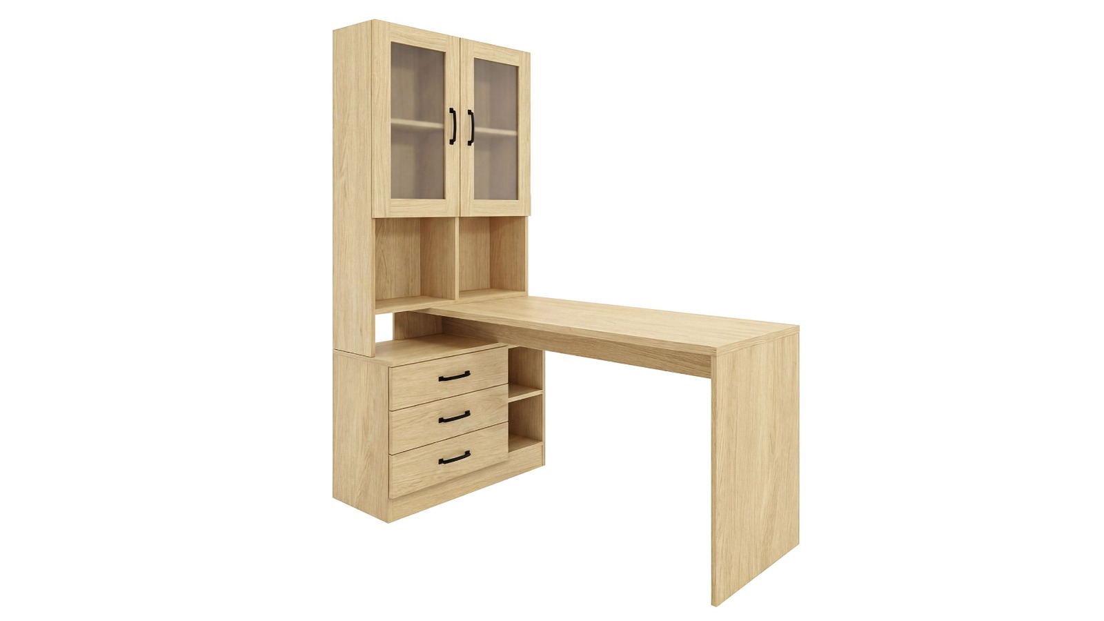 Computer Desk Bookcase with Drawer - 120cm