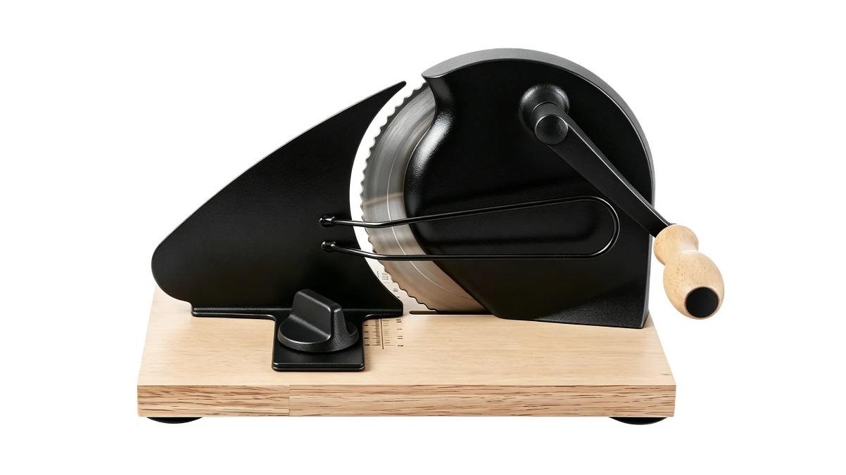 Hand Crank Manual Bread Slicer with Adjustable Thickness