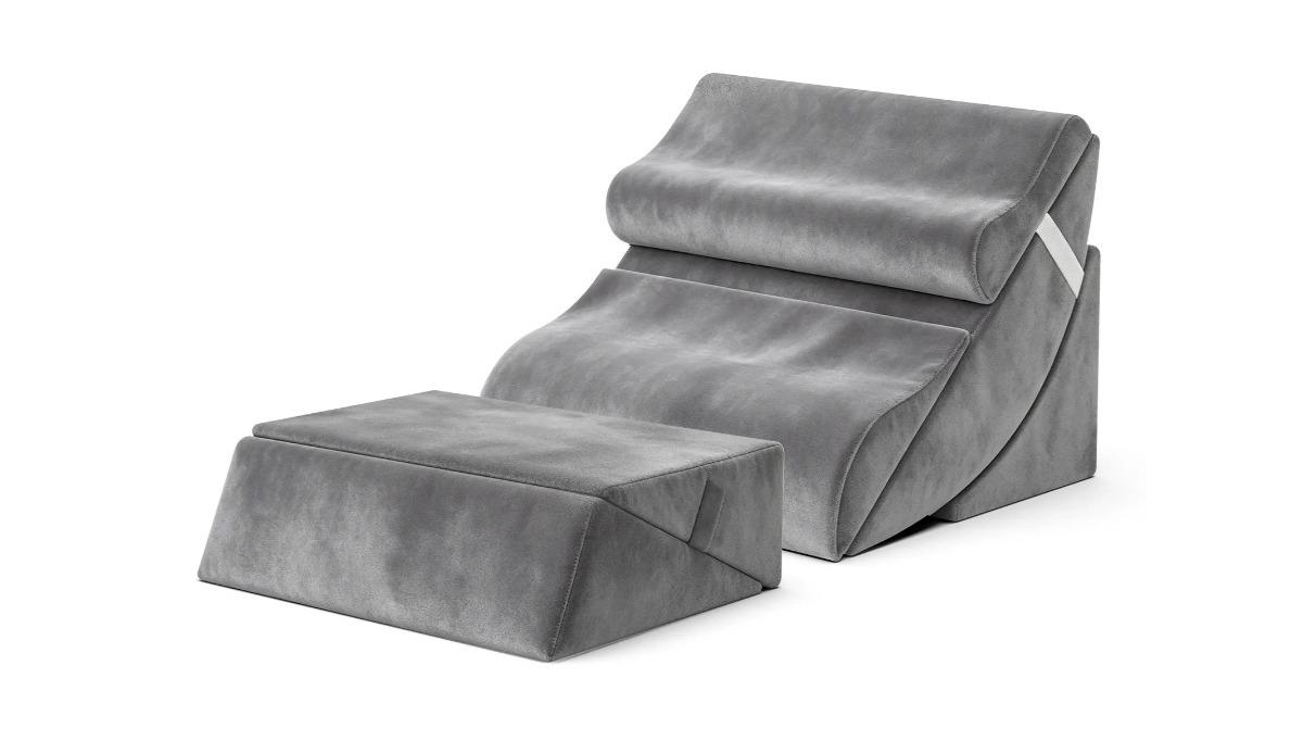Luxdream Set of 6 Bed Wedge Pillow - Grey