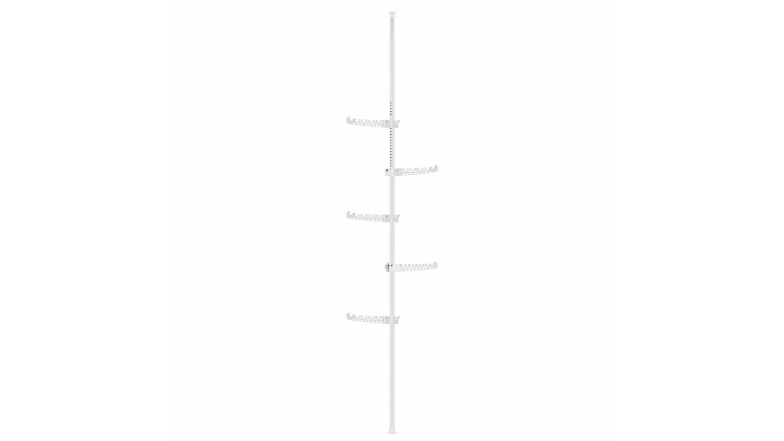 5-Tier Floor to Ceiling Clothes Laundry Drying Rack